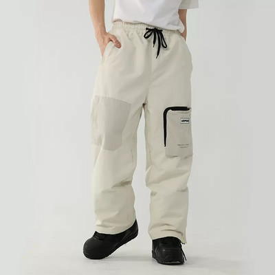 Iarna 2022, noi pantaloni de schi, bărbați, femei, sport în aer liber, salopete de snowboard, impermeabile, îmbrăcăminte de iarnă, pantaloni de zăpadă îngroșați