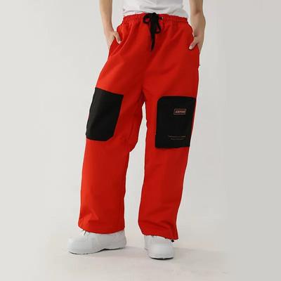 Iarna 2022, noi pantaloni de schi, bărbați, femei, sport în aer liber, salopete de snowboard, impermeabile, îmbrăcăminte de iarnă, pantaloni de zăpadă îngroșați