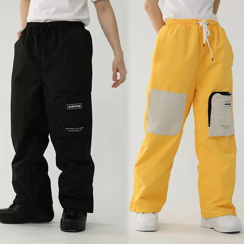 Iarna 2022, noi pantaloni de schi, bărbați, femei, sport în aer liber, salopete de snowboard, impermeabile, îmbrăcăminte de iarnă, pantaloni de zăpadă îngroșați