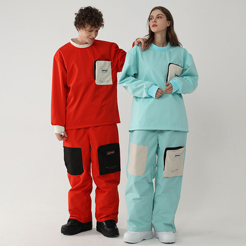 Iarna 2022, noi pantaloni de schi, bărbați, femei, sport în aer liber, salopete de snowboard, impermeabile, îmbrăcăminte de iarnă, pantaloni de zăpadă îngroșați