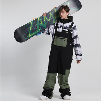 Γυναικείες φόρμες σκι Ανδρικές φόρμες παντελόνι για σνόουμπορντ για εξωτερικούς χώρους Παντελόνι χιονιού με χαλαρή ραφή Αδιάβροχο σετ σκι Χειμερινά ρούχα που αναπνέουν