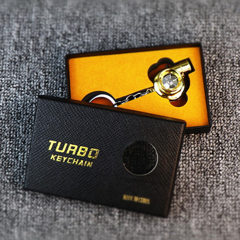 Mini LED Turbo Turbocharger Keychain Spinning Turbine Keychain Ring Κρεμαστό μπρελόκ αυτοκινήτου Μπρελόκ αυτοκινήτου Αξεσουάρ εσωτερικού χώρου