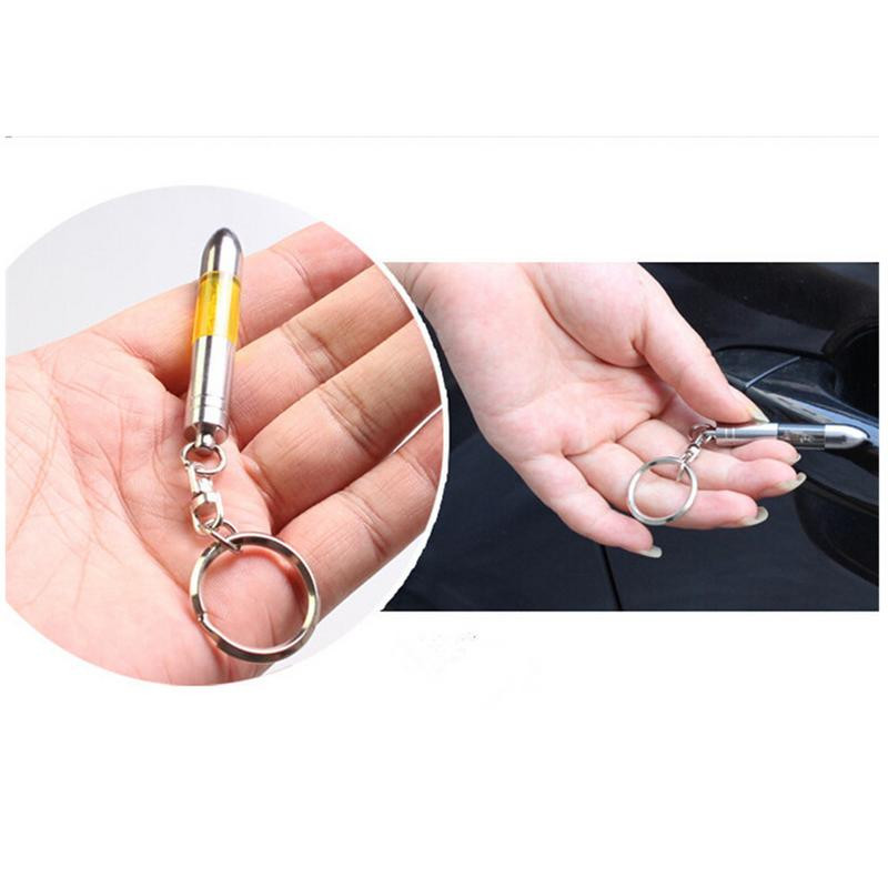 Cupru antistatic, portabil dinamic, pandantiv, breloc cheie, formă cilindru, eliminator de electricitate statică auto pentru mașină