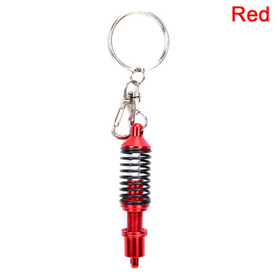 1 buc. Arcuri elicoidale reglabile piesa masina amortizor breloc din aliaj breloc cu arc amortizor cadou creativ