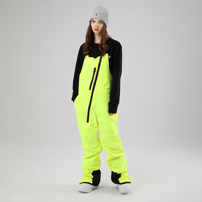 Téli új sínadrág overál férfi és női vízálló szélálló kültéri hó meleg menta zöld snowboard nadrág ruházat