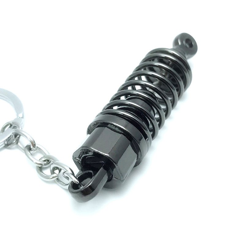 Suspensie breloc cu amortizor de șoc pentru mașină, la modă nouă, pentru iubitorii de mașini, geantă de mașină creativă unisex, brelocuri cu arc de metal, cadouri cu pandantiv