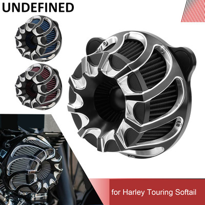 Motocikla gaisa tīrītāja ieplūdes filtrs Harley Touring Street Glide Road King 2017-2022 Softail Breakout Fatboy Slim 2018-2022