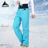 Pantaloni de schi pentru femei, nou-nouț, sport în aer liber, bretele de înaltă calitate, pantaloni pentru bărbați, rezistenți la vânt, impermeabil, iarnă caldă, zăpadă, snowboarding