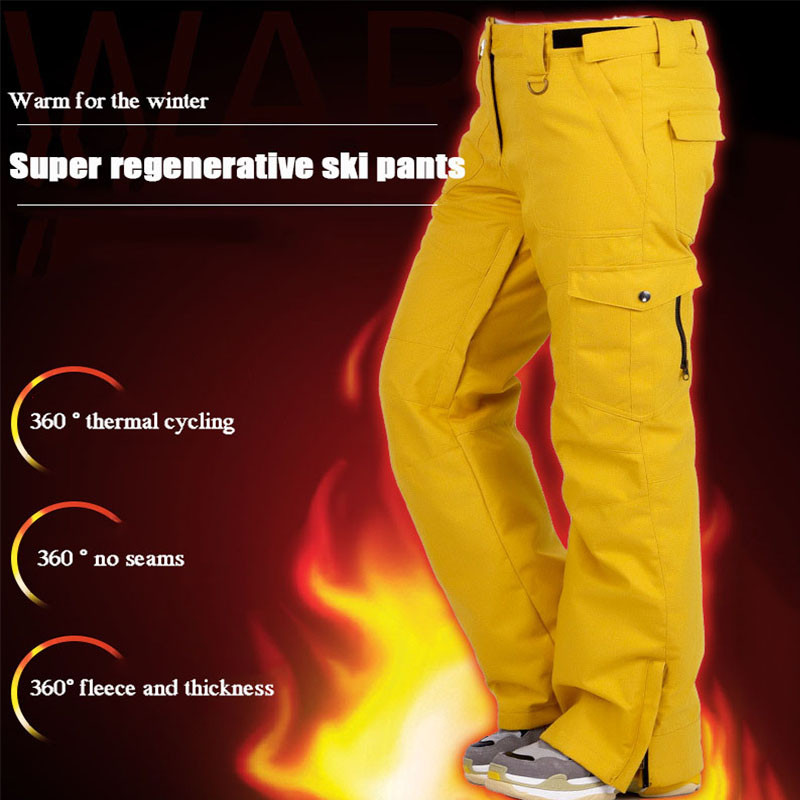 Pantaloni de schi pentru femei, nou-nouț, sport în aer liber, bretele de înaltă calitate, pantaloni pentru bărbați, rezistenți la vânt, impermeabil, iarnă caldă, zăpadă, snowboarding