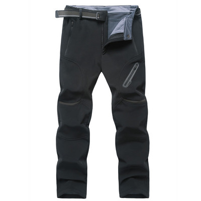 Didelio dydžio slidinėjimo kostiumas vyrams šilta žieminė vilnonė slidinėjimo striukė ir kelnės Vyriški, atsparūs vėjui, snieglenčių striukė Lauko dviračių stovyklavimas