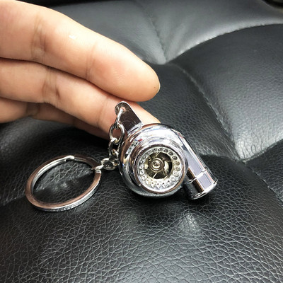 Llanta negra llaveros turbine llaveros metal con freno rueda de discos llavero concentrador accesorios para automóviles