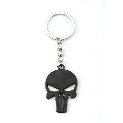 Kreatív autós kulcstartó Ghost Skull csontváz kulcstartó fém kulcstartó tartó BMW Audi Renault Ford Volvo Toyota Hyundai számára