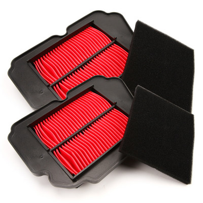 Filtru de aer pentru motociclete, 2 bucăți, curățător de admisie pentru motociclete pentru SUZUKI GR150 QS150-6-5, 29j0 PP-T30