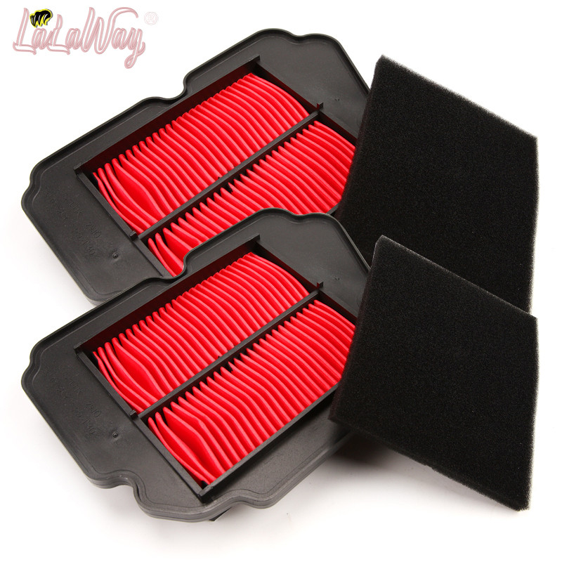 Filtru de aer pentru motociclete, 2 bucăți, curățător de admisie pentru motociclete pentru SUZUKI GR150 QS150-6-5, 29j0 PP-T30