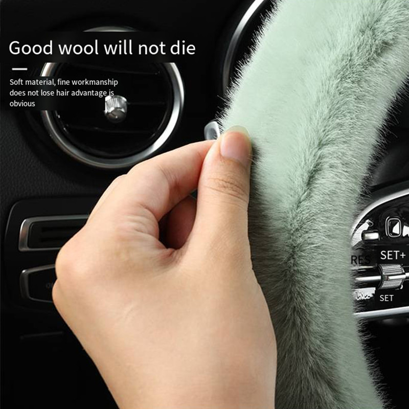 1 buc. urechi de pisică noi drăguțe de pluș cald, confortabil, respirabil, nu ușor de pierdut, iarnă, accesorii pentru acoperirea volanului mașinii