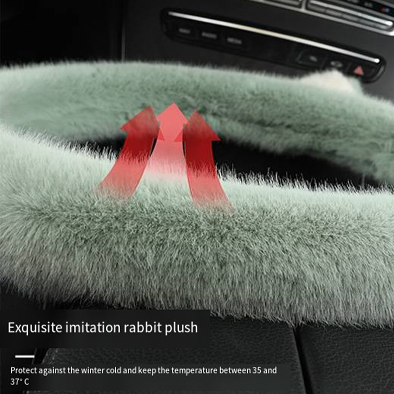 1 buc. urechi de pisică noi drăguțe de pluș cald, confortabil, respirabil, nu ușor de pierdut, iarnă, accesorii pentru acoperirea volanului mașinii