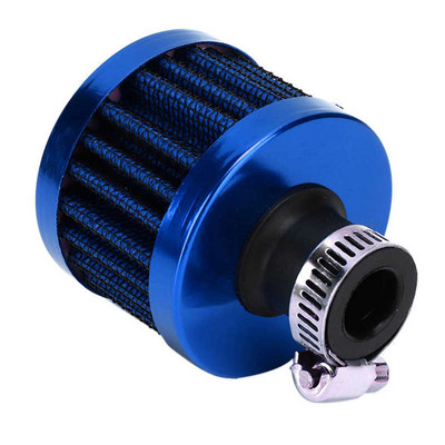 Levegőszűrő 13 mm/0,5 hüvelykes mini levegő szívószűrő szellőző forgattyúház-szellőző univerzális autós tartozék