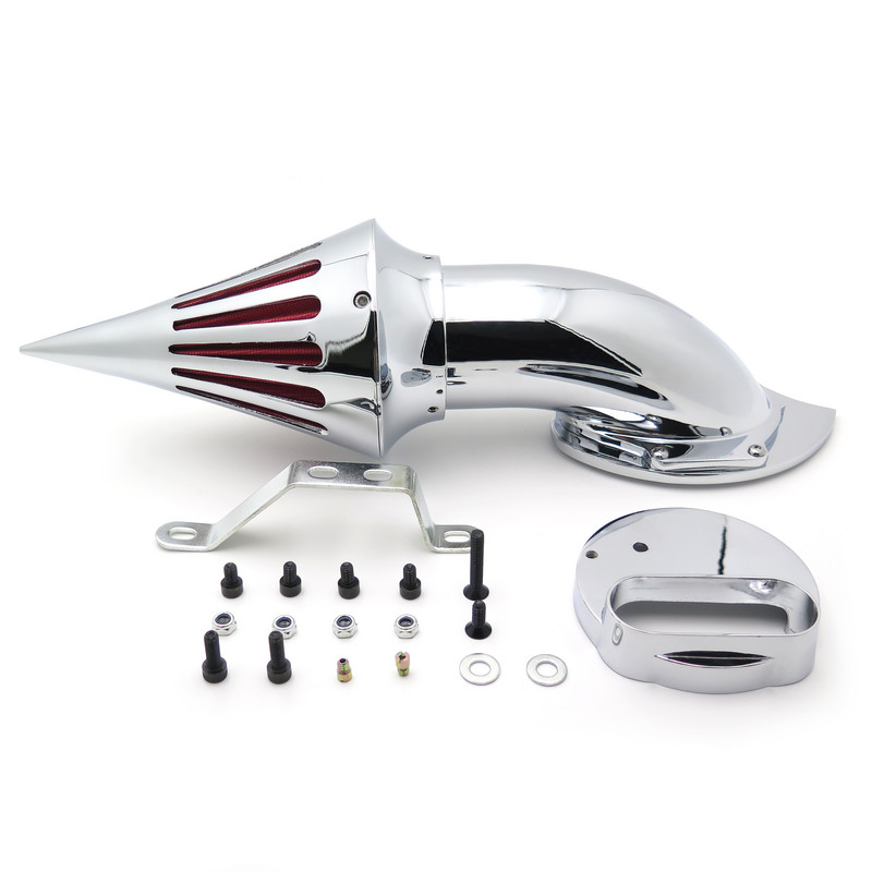 Livrare gratuită Spike Filtru de curățare a aerului pentru Yamaha V-Star 1100 Dragstar XVS1100 1999-2012 Piese de motociclete CROMATE aftermarket