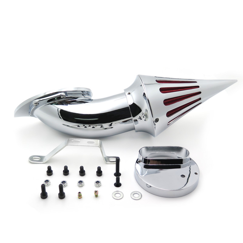 Livrare gratuită Spike Filtru de curățare a aerului pentru Yamaha V-Star 1100 Dragstar XVS1100 1999-2012 Piese de motociclete CROMATE aftermarket