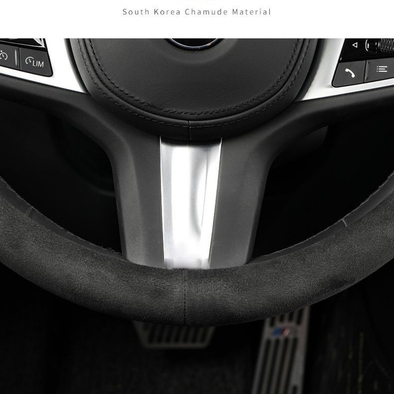 Zomšinis dangtelis visiems sezonams vairo dangtelis Itin plonas neslystantis D formos apvalus kvėpuojantis automatinis vairo dangtelis