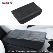 Κάλυμμα κεντρικής κονσόλας TPE για Tesla Model Y Model 3 Μαξιλαράκι υποβραχιόνιου Προστατευτικό καπάκι Διακοσμητικό προστατευτικό αξεσουάρ Μαύρο Γκρι Λευκό