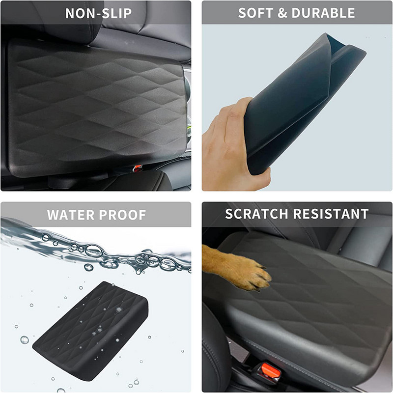 TPE keskkonsooli kate Tesla mudeli Y mudelile 3 mudeli 3 käetoe padja kaane kaitse kaunistus kaitse lisatarvikud must hall valge