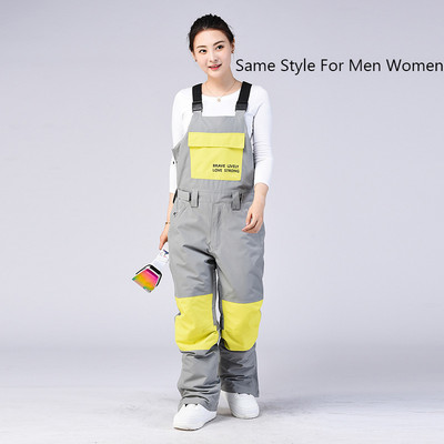 Nove jednodijelne skijaške hlače Kombinezoni za sportove na otvorenom Snowboard kombinezoni Muška ženska skijaška odijela Tople prošivene snježne hlače Zimska odjeća