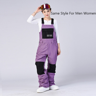 Nove jednodijelne skijaške hlače Kombinezoni za sportove na otvorenom Snowboard kombinezoni Muška ženska skijaška odijela Tople prošivene snježne hlače Zimska odjeća