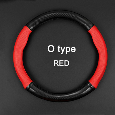 MIDOON, fibră de carbon, husă pentru volan de mașină pentru Lincoln navigator MKZ MKC MKX Nautilus Logs Continental