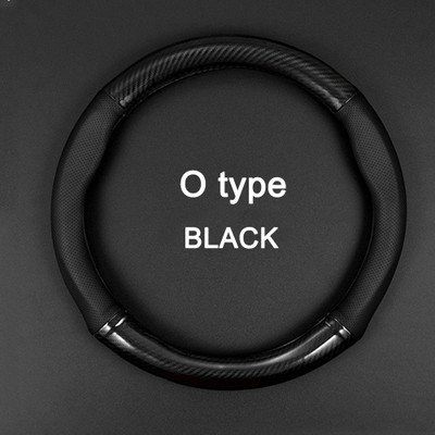 MIDOON, fibră de carbon, husă pentru volan de mașină pentru Lincoln navigator MKZ MKC MKX Nautilus Logs Continental