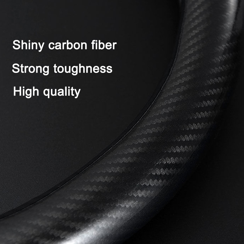 MIDOON, fibră de carbon, husă pentru volan de mașină pentru Lincoln navigator MKZ MKC MKX Nautilus Logs Continental