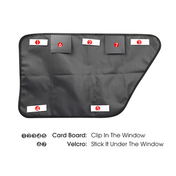 Carsun Car Door Anti-scratch Pet Mat Anti-Kick Anti-dirty Pad с чанта за съхранение Автомобилни аксесоари Защита на страничните врати Автомобилни стикери