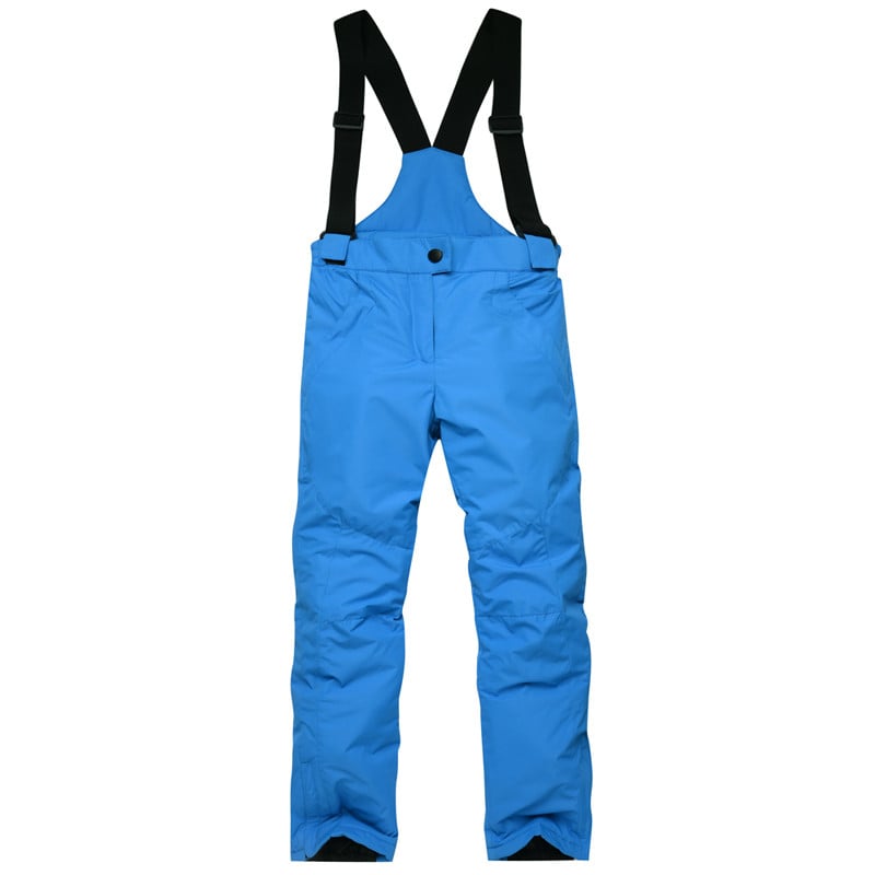 -35 Gyerek Snow Bib Kültéri síruházat Snowboard nadrág Téli Meleg Szélálló Vízálló 10000 Síkarkasz nadrág lány és fiú