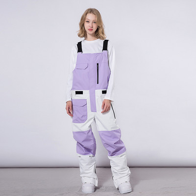 Téli új férfi egyrészes sínadrág overál kültéri snowboard ruha vízálló, szélálló hőálló női hónadrág téli jumpsuit