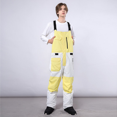 Téli új férfi egyrészes sínadrág overál kültéri snowboard ruha vízálló, szélálló hőálló női hónadrág téli jumpsuit