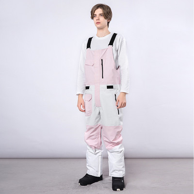 Téli új férfi egyrészes sínadrág overál kültéri snowboard ruha vízálló, szélálló hőálló női hónadrág téli jumpsuit