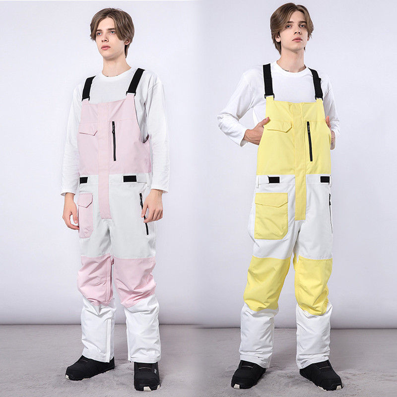 Zimske nove muške jednodijelne skijaške hlače Kombinezon Vanjsko odijelo za snowboard Vodootporan toplinski otporan na vjetar Ženske snježne hlače Zimski kombinezon