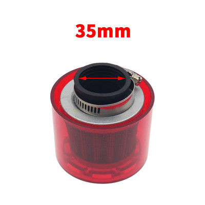 32/35/38/42/48-50mm Cot îndoit/Stright Motocicletă Motocicletă Filtru de aer Filtru de curățat Se potrivește 50cc-250cc ATV Pit Dirt Bike Anti stropire