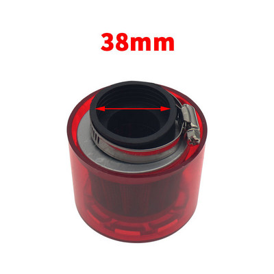 32/35/38/42/48-50mm Cot îndoit/Stright Motocicletă Motocicletă Filtru de aer Filtru de curățat Se potrivește 50cc-250cc ATV Pit Dirt Bike Anti stropire