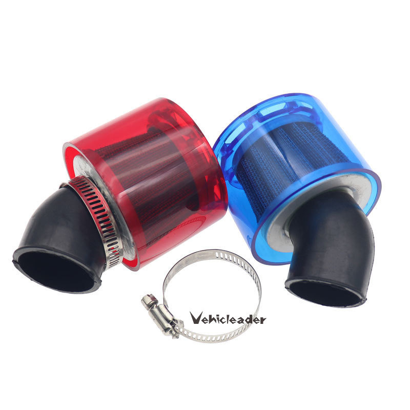 32/35/38/42/48-50mm Cot îndoit/Stright Motocicletă Motocicletă Filtru de aer Filtru de curățat Se potrivește 50cc-250cc ATV Pit Dirt Bike Anti stropire