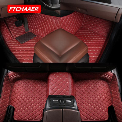 FTCHAAER Covorașe auto pentru VW Tiguan T-ROC T-CROSS Accesorii pentru picioare Coche Covoare auto