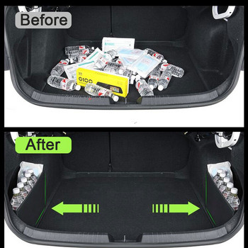 2 бр. Кутия за съхранение на багажник на кола Преграда за багажник за MG 4 Electric 2022-2025 Части за преграда на багажника Аксесоари за преграда за съхранение на кутия за багаж