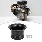 Motoforti Negru 50mm Diametrul Interioară Carburator Motocicletă Filtru Aer Admisie Viteza Stiva Pâlnie Admisie din aliaj de aluminiu