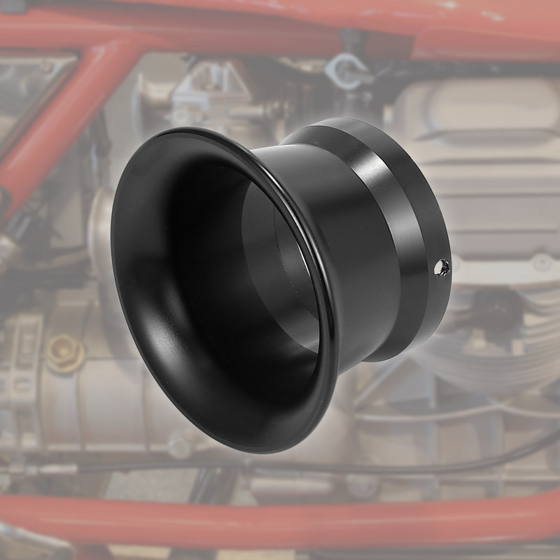 Motoforti Negru 50mm Diametrul Interioară Carburator Motocicletă Filtru Aer Admisie Viteza Stiva Pâlnie Admisie din aliaj de aluminiu