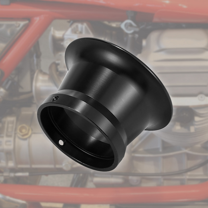 Motoforti Negru 50mm Diametrul Interioară Carburator Motocicletă Filtru Aer Admisie Viteza Stiva Pâlnie Admisie din aliaj de aluminiu