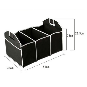 Органайзер за багажник на кола Сгъваема кутия за съхранение с дръжка Сгъваем куб за заден багажник на кола Многофункционален органайзер за съхранение на товари за SUV