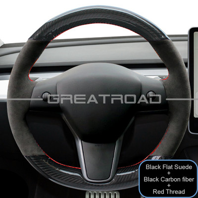 2022 Prilagođena pletena navlaka za volan automobila za Tesla Model 3 Model y 100% pristajanje, elegantna moda, mekana protuklizna unutrašnjost automobila