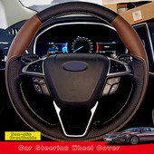 Personalizați capacul volanului auto pentru Ford Fusion Mondeo 2013-2014 EDGE 2015-2016 Interior auto