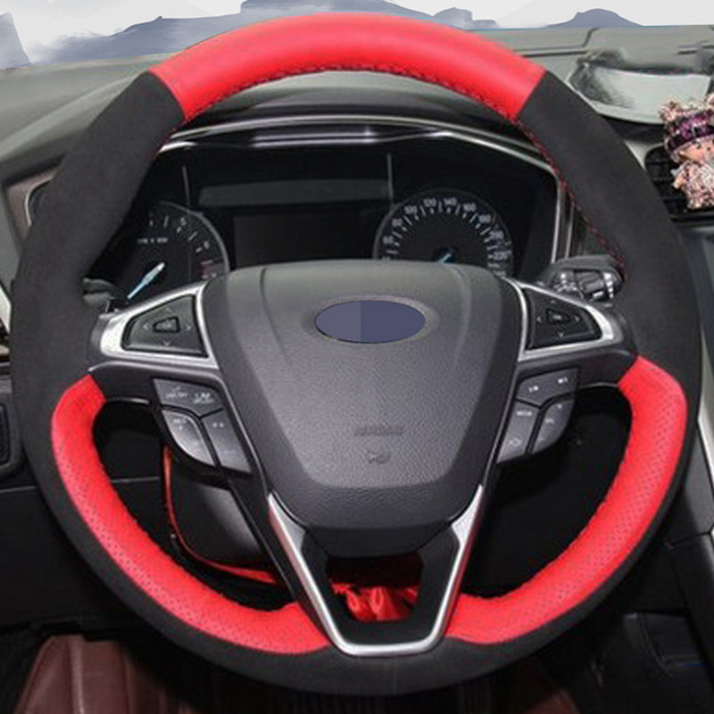 Personalizați capacul volanului auto pentru Ford Fusion Mondeo 2013-2014 EDGE 2015-2016 Interior auto