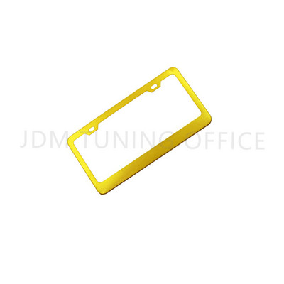 Suport universal pentru cadru pentru plăcuță de înmatriculare auto Din aliaj de aluminiu Suport pentru plăcuță de înmatriculare albastru ars Accesoriu auto pentru automobile
